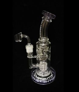 2024 púrpura Klein recto fabuloso huevo vidrio bong matriz perc 14 mm Junta fumar pipa de agua vidrio bong reciclador plataformas petrolíferas dab rig tubos de vidrio