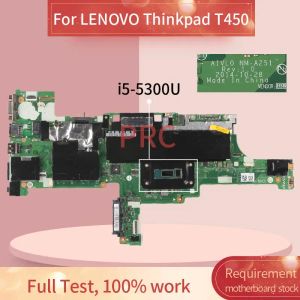 Moederbord 00HN525 00HN529 00HT726 voor Lenovo ThinkPad T450 I55300u Laptop Motherboard AIVL0 NMA251 SR23X DDR3 Notebook Mainboard