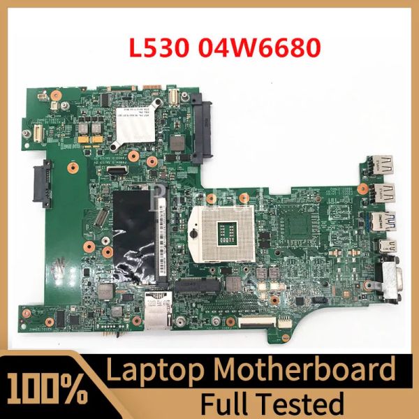 Carte mère 04W6680 Boîte principale pour Lenovo ThinkPad L530 ordinateur portable DDR3 DDR3 100% Testé complet Testé fonctionnant bien