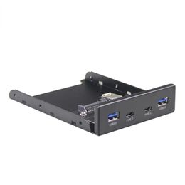 Moederbord 20 pin naar USB3.0 floppy drive, voorpaneel USB3.0 AF+Type-C vrouwelijke poort computeruitbreiding