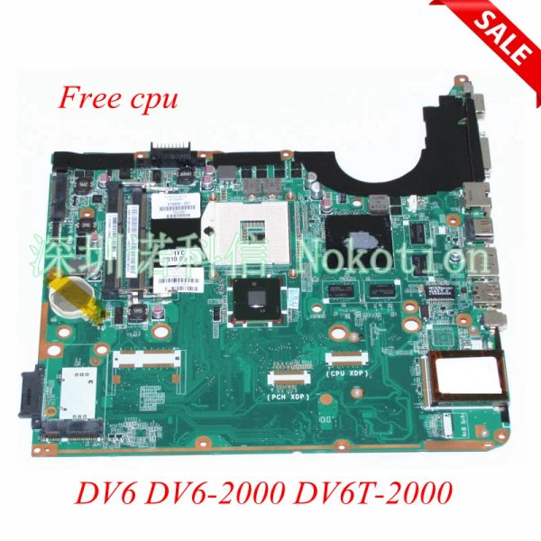 Placa base 580977001 574902001 Tablero principal para HP Pavilion DV6 DV62000 DV6T2000 CAPORTA COMPORTAP PM55 DDR3 DA0UP6MB6E0 GEFORCE GT230M