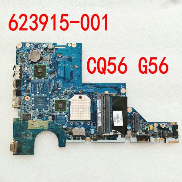 Carte mère 592808001 623915001 pour HP CQ56 G56 CQ62 G62 CQ622200 pour ordinateur portable DA0AX2MB6E1 DA0AX2MB6E0 CQ56115DX G56122