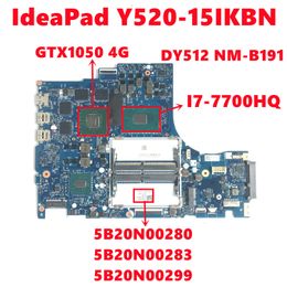 Carte mère 5B20N00280 5B20N00283 5B20N00299 pour Lenovo IdeaPad Y52015IKBN ordinateur portable Motherboard DY512 NMB191 avec i77700hq N17PG0A1 4GBGPU