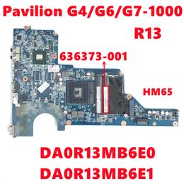Moederbord 636373001 636373501 voor HP Pavilion G41000 G61000 G71000 R13 Laptop Moederbord DA0R13MB6E0 DA0R13MB6E1 HM65 DDR3 100% Test