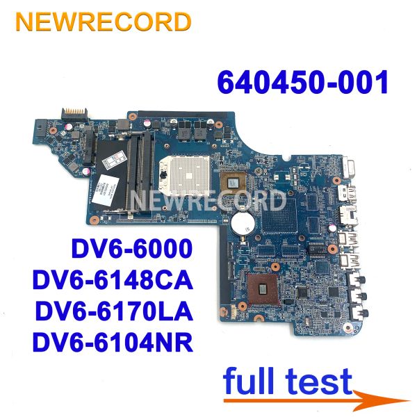 Placa base 640450001 para HP Pavilion DV66000 DV66148CA DV66170LA DV66104NR Notebook Paporraporta DDR3 100% probado