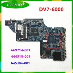 Livraison gratuite de la carte mère 666518001 645384001 669714001 pour HP DV76000 ordinateur portable DDR3 100% Test OK