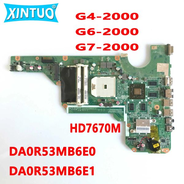 Carte mère 683029001 683029501 683029601 pour HP G42000 G62000 G7 ordinateur portable Da0R53MB6E0 DA0R53MB6E1 avec HD7670M GPU 100% Test