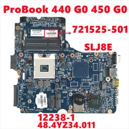 Moederbord 721525501 721525601 721525001 voor HP Probook 440 G0 450 G0 Laptop Moederbord 122381 Mainboard SLJ8E DDR3 100% Test Working