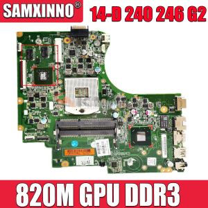 Placa base 747263001 747263501 placa base para HP 14d 240 246 G2 Laptop placa base con HM76 GEFORCE 820M GPU DDR3 100% PRUEBA TRABAJO