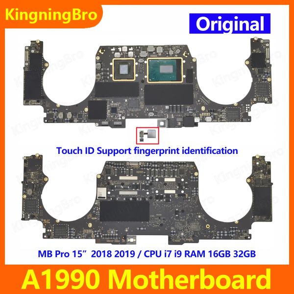 Carte mère A1990 Motherboard I7 I9 16 Go 32 Go pour MacBook Pro 15 