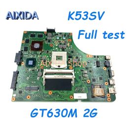 Motherboard Aixida K53SV P53SJ Rev: 3.0/3.1 Hoofdbord voor Asus K53SV A53S K53S X53S P53S K53SC K53SJ K53SM LAPTOP MOEDERBORD GT520M/GT540M