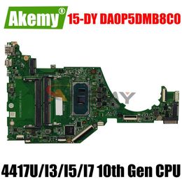 Moederbord Akemy voor HP 15dy 15FQ TPNQ222 Laptop Motherboard Mainboard met 4417U I3 I5 I7 CPU DA0P5DMB8C0 MOEDER