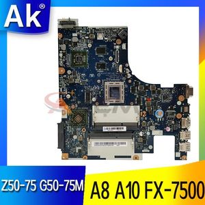 Motherboard Akemy NMA291 Moederbord voor Lenovo Z5075 G5075m Laptop Moederbord Mainboard CPU FX7500 A87100 A107300.GPU R6 M255DX 2G
