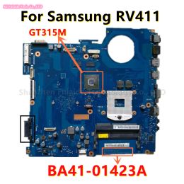 Moederbord BA4101423A voor Samsung RV411 NPRV411 Laptop moederbord met GT315M GPU HM55 DDR3 Maineboard 100% getest