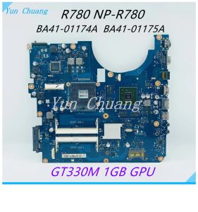 Carte mère BA9206142A BA9206142B BA4101174A BANDE CONSEIL POUR SAMSUNG R780 NPR780 17 pouces pour ordinateur portable GT330M 1GB GPU HM55 DDR3