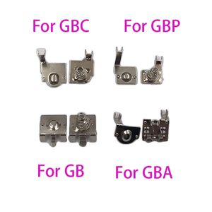 Bornes de batterie de la carte mère Contacts Ressort de batterie pour console de jeu Nintendo GameBoy Advance GBP GBA GBC GB FEDEX DHL FREE SHIP