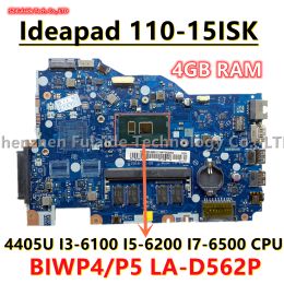 Motherboard BIWP4/P5 LAD562P voor Lenovo IdeaPad 11015isk laptop moederbord met 4405U I36100 I56200 I76500 CPU 4GBRAM 100% werk