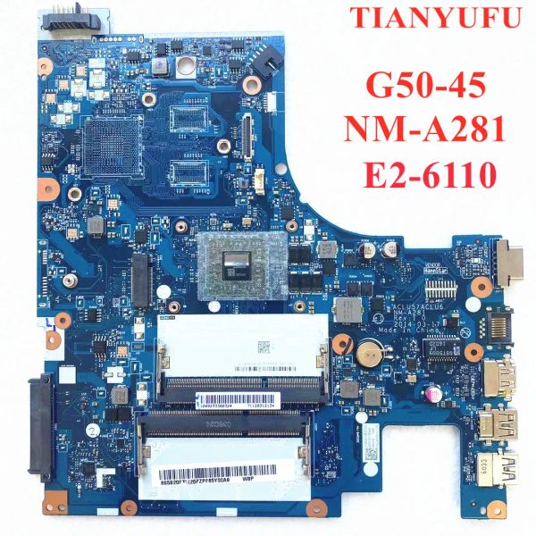 Carte mère de toute toute marque ACLU5 / ACLU6 NMA281 de haute qualité pour la carte mère de Lenovo G5045.