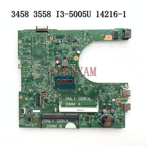 Placa base nueva i35005U para Dell Inspiron 3458 3558 Laptop Motorbox 142161 PWB 1XVKN CN0MY4NH MY4NH PATRO 100%probado