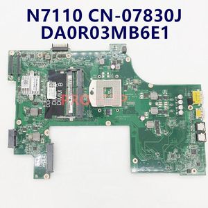 Carte mère CN07830J 07830J 7830J Boîte principale pour Dell Inspiron 17R N7110 ordinateur portable Motorard Da0r03MB6E1 HM67 DDR3 PGA989 100% Testé complet OK