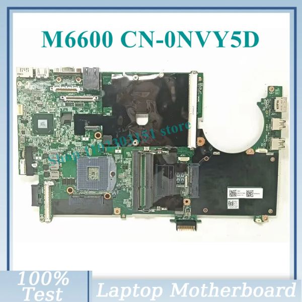 Placa base CN0NVY5D 0NVY5D NVY5D SLJ4M HM67 PATRO PARA Dell Precision M6600 Laptop Motorboard DDR3 100% Totalmente probado funcionando bien