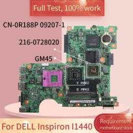 Moederbord CN0R188P 0R188P Laptop Moederbord voor Dell Inspiron 1440 I1440 GM45 Notebook Mainboard 092071 2160728020 512M DDR2