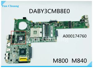 Carte mère Daby3CMB8E0 Boîte principale pour le satellite Toshiba M800 M840 C840 L840 L800 C800 Organisation d'ordinateur portable HD7670M GPU HM76 DDR3 100%