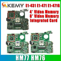 Carte mère DAZQSAMB6E0 DAZQSAMB6E1 DAZQSAMB6F1 Mère carte pour Acer Aspire E1431 E1471 E1471G ordinateur portable Motorard Slj8e HM77 HM76 DDR3