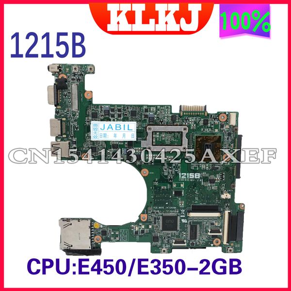 Placa base Dinzi 1215B Laptop placa base para ASUS EEEPC 1215B con doble núcleo C50/E350/2GB CPU.