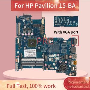 Carte mère E1 / E2 / A8 pour HP Pavilion 15ba 15af Notebook Motherboard Lad711p LAC781P 818650501 818059601 858589601