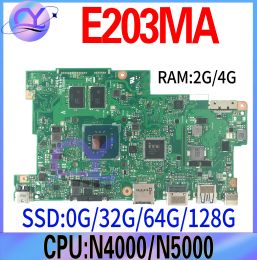 Carte mère E203MA Boîte principale pour ASUS E203MAH E203MAR E203MAS L203MAH W203MAH R203MAH PROBLÈME MONDE N4000 2G / 4GRAM SSD0G / 32G / 64G / 128G