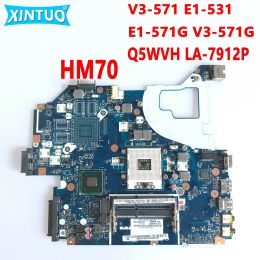 Moederbord voor Acer Aspire E1571G V3571G V3571 E1531 Laptop Moederbord Q5WVH LA7912P NBC1F11001 met HM70 DDR3 100% volledig getest werk