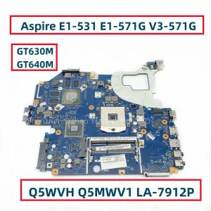 Carte mère pour Acer Aspire V3571G E1571 V3571G ordinateur portable carte mère Q5WVH LA7912P avec GT630M GT640M N13PGLA1 N13PGLA2 avec HM77 DDR3