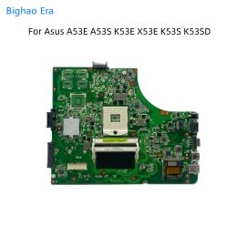 Moederbord voor ASUS A53E A53S K53E X53E K53S K53SD Laptop Motherboard met I32350M HM65 CHIPSET UMA DDR3 K53SD Hoofdbord Rev: 2.1/2.3/6.0