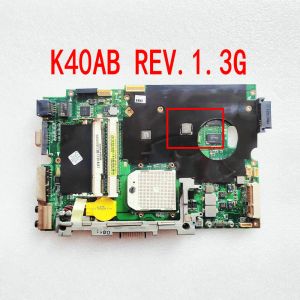 Carte mère pour ASUS K40AB ordinateur portable carte mère K40AB K40AF X8AAF PARTE principale DDR2 Note de carnet Contexte Main REV.1.3G avec carte graphique