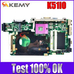 Moederbord voor ASUS K50IO K61C K70IO X66IC K70IO K61IC K51IO LAPTOP MOETBORD MACHTERBOARD K51IO REV: 2,1 100% Testen OK