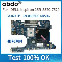 Carte mère pour Dell Inspiron 15R 5520 7520 pour ordinateur portable.