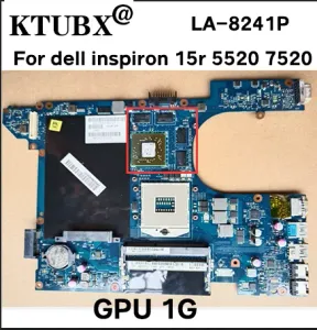 Moederbord voor Dell Inspiron 15R 5520 7520 Laptop Moederbord.QCL00 LA8241P Moederbord met GPU 100% testwerk