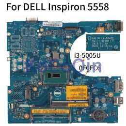 Moederbord voor Dell Inspiron 5458 5558 I35005U LAPTOP MOETBORD CN0F0FC6 0F0FC6 AAL10 LAB843P SR244 DDR3 NOOTBIEF MACHTBOARD