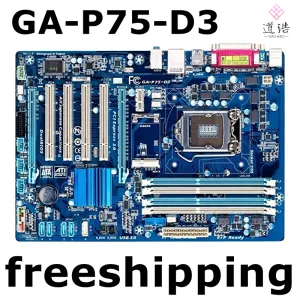 Carte mère pour Gigabyte GAP75D3 Motherboard 32 Go LGA 1155 DDR3 ATX Boîte principale à 100% Testé entièrement