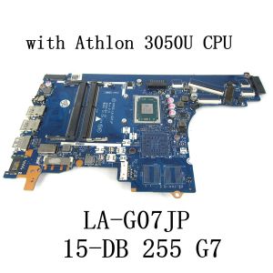 Carte mère pour HP 15DB 255 G7 Branche mère d'ordinateur portable avec Athlon 3050U CPU FPP55 LAG07JP L92836601 L92836001 DDR4