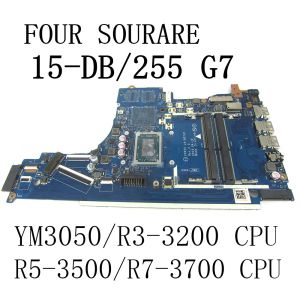 Carte mère pour HP 15TDB 15DB 15DX SÉRAVELLE DE LAPTOP MARRADE AVEC YM3050 / R33200U / R53500U / R73700U CPU FPP55 LAG07JP