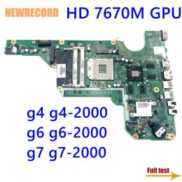 Carte mère pour HP G4 G42000 G6 G62000 G7 G72000 680570001 Lipte-carte mère DA0R33MB6F1 DA0R33MB6F0 HM76 HD 7670M GPU DDR3