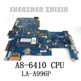 Moederbord voor HP Pavilion 15G 15H 255 G3 Laptop Moederbord met A86410 CPU 765093001 764260001 764260601 LAA996P Maineboard