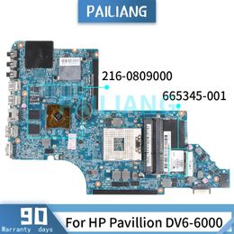 Carte mère pour HP Pavillion DV66000 Boîte principale 665345001 11A392 HM65 2160809000 DDR3 Boîtier mère Tested OK