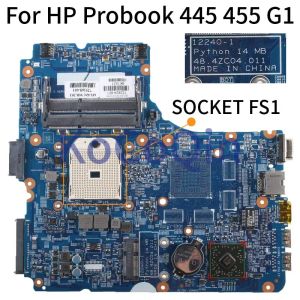 Moederbord voor HP Probook 445 455 G1 Notebook Mainboard 722824601 725168601 122401 Python 14 48.4ZC04.011 Sockte FS1 Laptop Motherboard