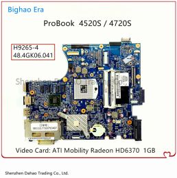 Moederbord voor HP Probook 4520s 4720s Laptop Moedertop met HD4500 H6370M GPU 48.4GK06.011 H92654 SPS: 633551001 633552001 598670001