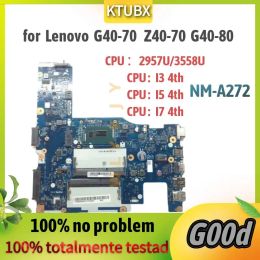 Carte mère pour Lenovo G4070 Z4070 G4080 ACLU1 / ALCU2 UMA NMA272 / NMA362 Motorard pour ordinateur portable.