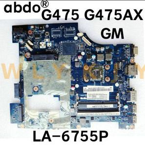 Carte mère pour Lenovo G475 G475Ax pour ordinateur portable Motherboard LA6755p Motherboard AMD CPU DDR3 a été entièrement testé entièrement