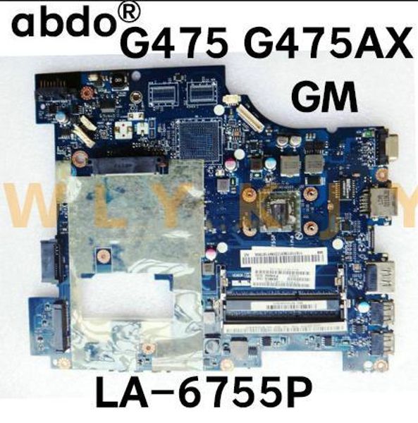 Placa base para Lenovo G475 G475AX Laptop Motherboard LA6755P Motor de placa base AMD CPU DDR3 ha sido 100 completamente probada